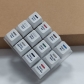 Acrylic 12 Holes Switch Tester with Cherry Silence Switch with Cherry Profile PBT Keycaps